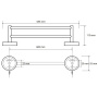 Полотенцедержатель двойной