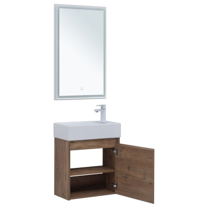 Мебель для ванной Aquanet Nova Lite 50 дуб рустикальный (с дверецей) Мебель для ванной Aquanet Nova Lite 50 дуб рустикальный (с дверецей)