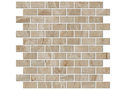 Декор MM13121 Эвора Бежевый (32см*30см*11мм) (5шт/0,48м2) Глянцевый Мозаичный, шт