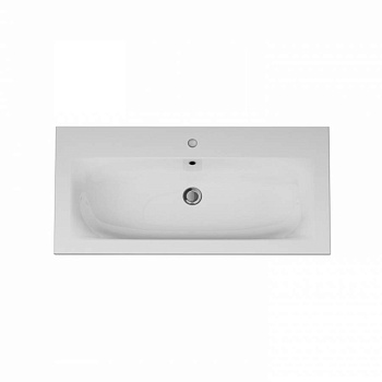 M70AWCC1002WG SPIRIT 2.0, Раковина мебельная, керамическая, 100 см, встроенная, цвет: Белый, глянец