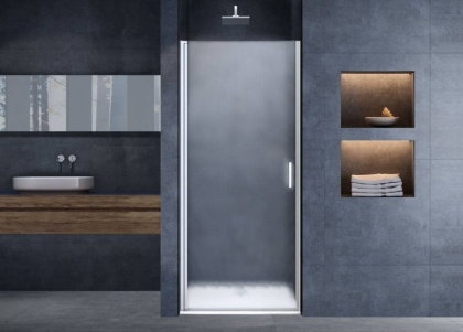 Душевая дверь Alpha VDP-3AL900MT , хром, стекло текстурное