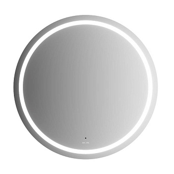 Универсальное зеркало M85AMOX0801WG круглое с контурной LED-подсветкой, ИК- сенсором, 77х77х3 см