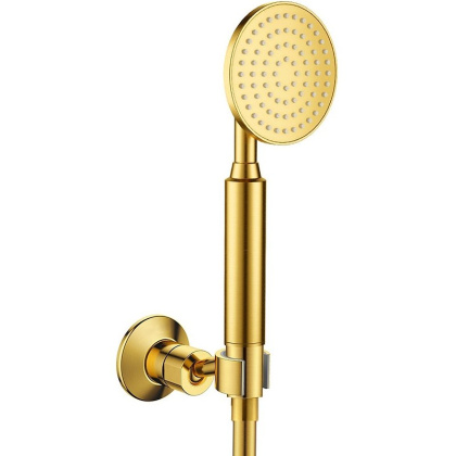ECO-KD-BORO Ручной душ со шлангом и держателем, брашированное золото