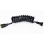 CZR-FMH-120-NOP Гибкий спиральный шланг, длина 1,2 м, чёрный матовый