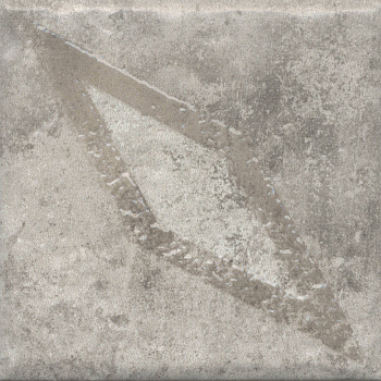 Декор Спартель 2 серый матовый 9,8x9,8x0,7