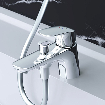 Смеситель Для ванны и душа для установки на борт ванны F8010232 Like