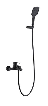 Смеситель для ванны с душем Creto Element 2.0-BSM-BK матовый черный Смеситель для ванны с душем Creto Element 2.0-BSM-BK матовый черный