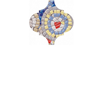 Декор OP\A170\65000 Арабески Майолика Гауди 6.5*6.5*7 (уп\26шт) , шт Декор OP\A170\65000 Арабески Майолика Гауди 6.5*6.5*7 (уп\26шт) , шт