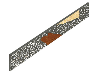 Плинтус 610130005320 Палладио Блэк 7,2X60