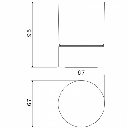Стакан настольный для зубных щеток Timo Saona 13231/00 хром Стакан настольный для зубных щеток Timo Saona 13231/00 хром