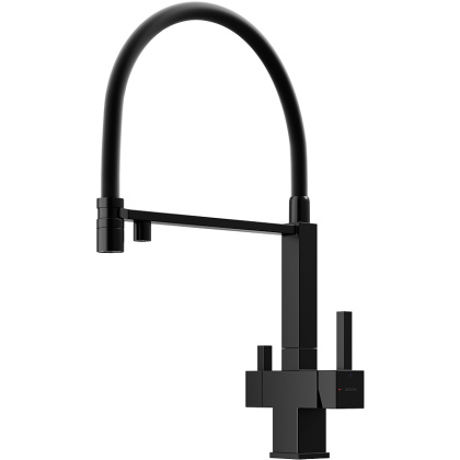 Смеситель для кухни SANCOS Moro с возможностью подключения фильтра для воды, цвет матовый черный, арт. SC4006MB