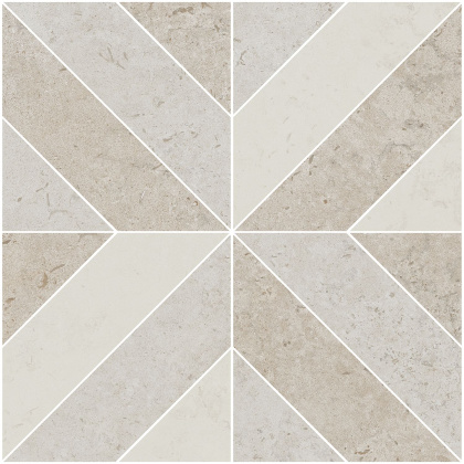 Декор Про Лаймстоун бежевый матовый 60x60x0,9