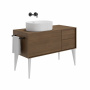 Раковина ARTBASIN Vento накладная 50, белая матовая VE.wb.50\WHT.M