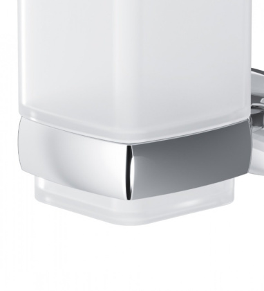 A9034300 Gem, Стеклянный стакан с настенным держателем A9034300 Gem, Стеклянный стакан с настенным держателем