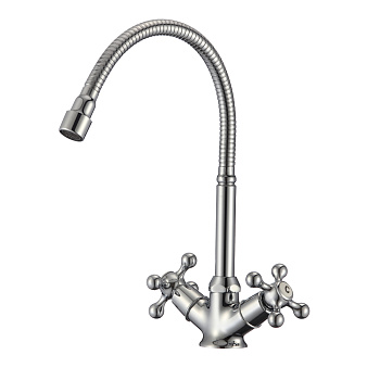 Смеситель д/кухни с гиб. изл GIRONA, арт.01435GR