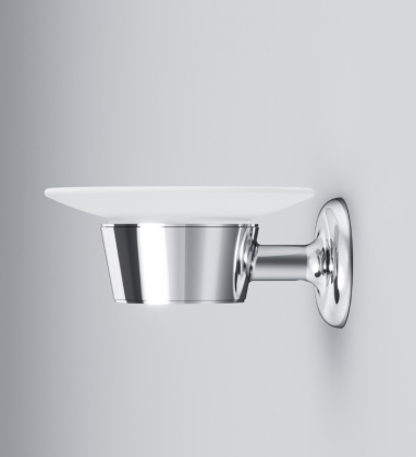 A8034200 Like, Стеклянная мыльница с настенным держателем