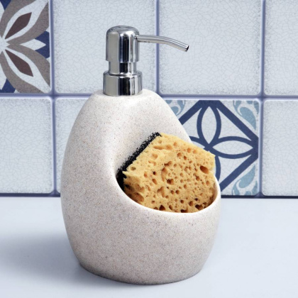 K-8099 Дозатор с емкостью для губки K-8099 Дозатор с емкостью для губки