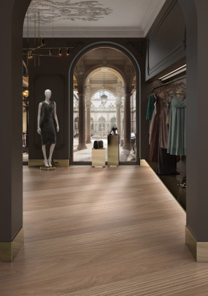 Керамогранит SG040000R Тиндало бежевый светлый обрезной 40*238.5*11 (1шт\0.954м2), м2