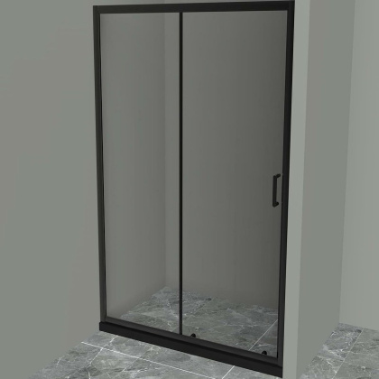 Душевая дверь BelBagno UNO-195-BF-1-110-C-NERO Душевая дверь BelBagno UNO-195-BF-1-110-C-NERO