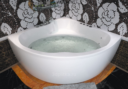 Акриловая ванна Aquanet Malta New 150x150 (с каркасом)