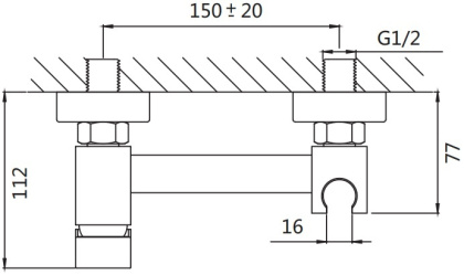 Гигиенический душ Shevanik S137H латунь черный Гигиенический душ Shevanik S137H латунь черный
