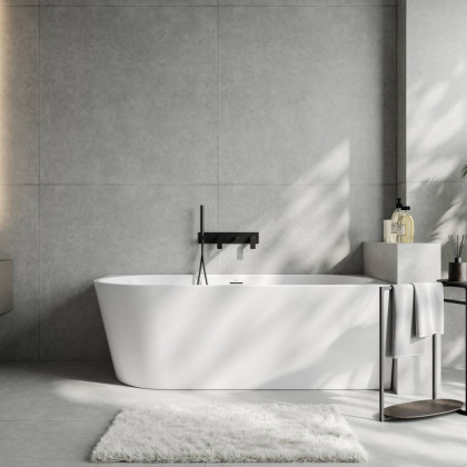 Акриловая ванна ABBER AB9502-1.8 R белая