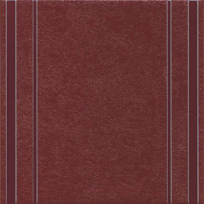 Декор Барберино 1 бордо глянцевый 20x20x0,69