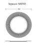Зеркало SHINE Белое d82 528-W Boheme Зеркало SHINE Белое d82 528-W Boheme
