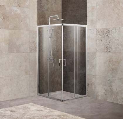 Душевой уголок BelBagno UNIQUE-A-2-75/90-M-Cr