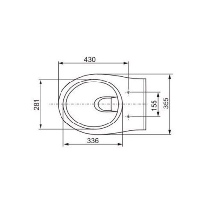 Подвесной унитаз TECE V04