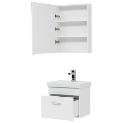 Мебель для ванной Aquanet Нота 50 (Moduo Slim) белый Мебель для ванной Aquanet Нота 50 (Moduo Slim) белый