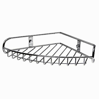 Полка металлическая, 27,6х5х22 см, хром, K-1211