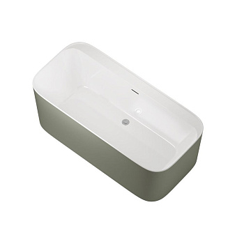 Акриловая ванна Allen Brau Infinity 170x80 2.21001.20/CGM белыйглянец/цементно-серый, шт