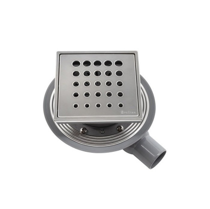 13000072 Точечный трап 150х150 мм CONFLUO STANDARD DROPS 1 MASK, металл с перфорацией Drops (Капли), с рамкой Исполнение: Хром 