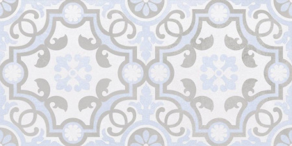 Плитка настенная 34017 Depo узор голубой 25*50 (12шт/1,5м2), м2