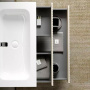 Тумба подвесная SANCOS Snob R 995х445х500, c двумя ящиками оснащенными доводчиками, Beige Soft , арт.SNR100CE Тумба подвесная SANCOS Snob R 995х445х500, c двумя ящиками оснащенными доводчиками, Beige Soft , арт.SNR100CE