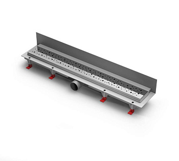 Душевой лоток 75 см Creto Points CRE-750 PH-P с решеткой, хром