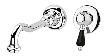 DIAMOND-BLS1-01-Sw Встраиваемый однорычажный смеситель для раковины, хром, ручки Swarovski