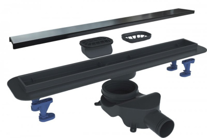 BB-LD-LUCE-70-NERO Душевой лоток BELBAGNO LUCE 70 см Исполнение: Черный матовый 