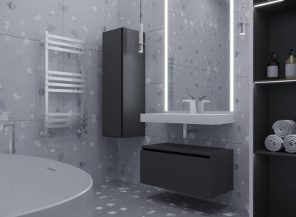 Ящик под столешницу 80см АНТРАЦИТ глянец VALLESSI UNO-S 897-080-A glossy Boheme Ящик под столешницу 80см АНТРАЦИТ глянец VALLESSI UNO-S 897-080-A glossy Boheme