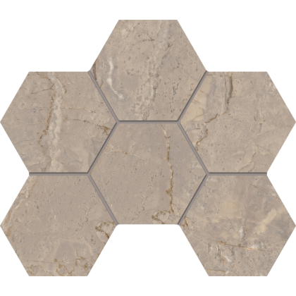 Мозаика BR02 Hexagon 25x28,5 полир.