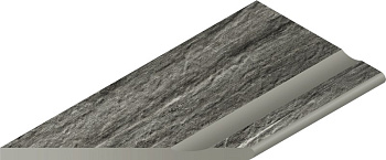 Гриджио Борт.30X60 С Выемкой Закруг.Лев