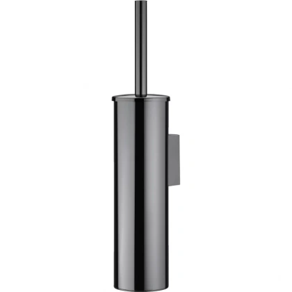 K-1087POLISHED BLACK Щетка для унитаза подвесная