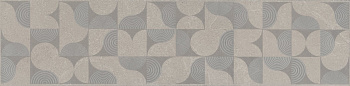Бордюр AZ\B005\11232R Авенида серый светлый (60см*14,5см*9мм) (8шт/0,696м2) обрезной, шт