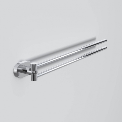 Двойная вешалка-вертушка для полотенец Sense L, 4,1х38,3х4,8 см, хром, A7432600