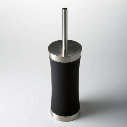 Щетка для унитаза Wern, 10,6х37,9х10,6 см, хром и черный, K-7527