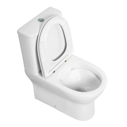 ENERGIA Чаша унитаза с сиденьем дюропласт soft close, P-trap BB8134CPR/SC