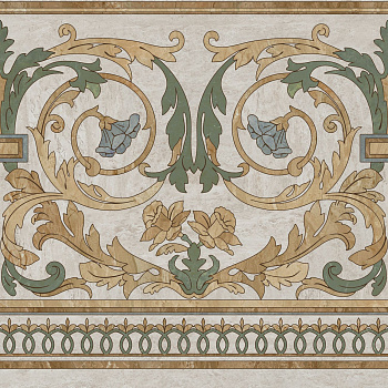 Декор HGD\A517\SG6062RL Эвора Бежевый (60см*60см*11мм) (4шт/1,44м2) Продолжение угла Глянцевый, шт