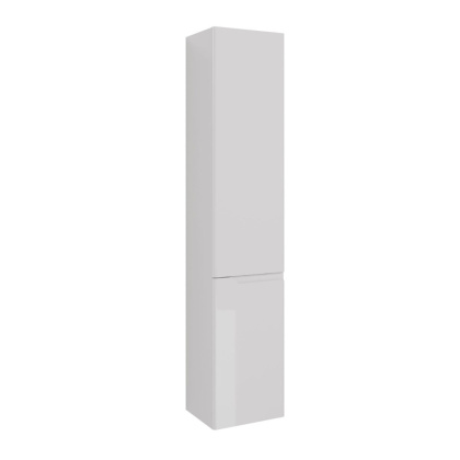 Пенал Lemark MIANO 35см подвесной/напольный, правый, 2-х дверный, цвет корпуса, фасада: Белый глянец