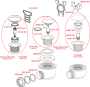 Сифон для душевого поддона CLICK/CLACK, черный матовый